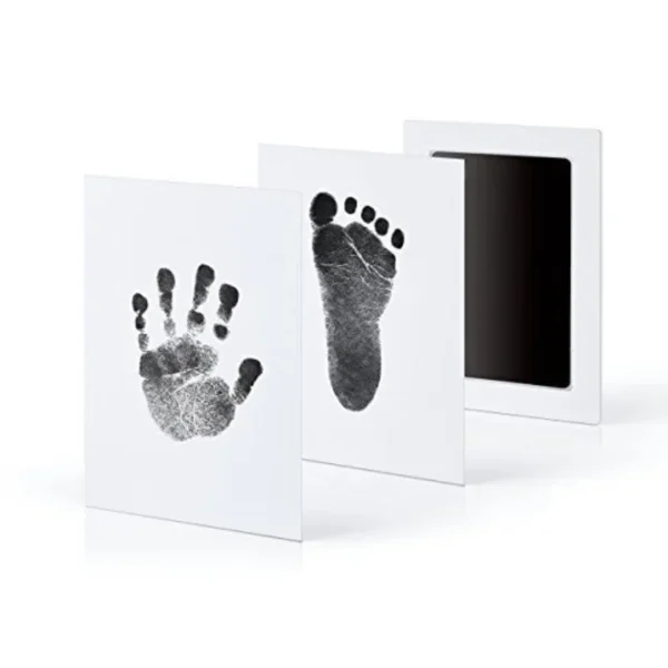 2/4pc Baby Handprint Footprints Ink Pads Safe Non-toxic No-Touch Skin Inkless Inkpad Kits Pet Cat Dog Paw Prints Souvenirs Gifts - Image 2