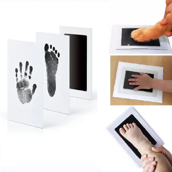 2/4pc Baby Handprint Footprints Ink Pads Safe Non-toxic No-Touch Skin Inkless Inkpad Kits Pet Cat Dog Paw Prints Souvenirs Gifts - Image 14