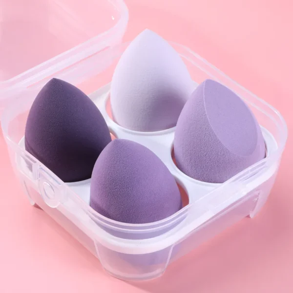 1/4pcs Beauty Egg Makeup Sponge Makeup Puff Set Foundation Sponge Puff Wet and Dry Makeup Tools - Image 25