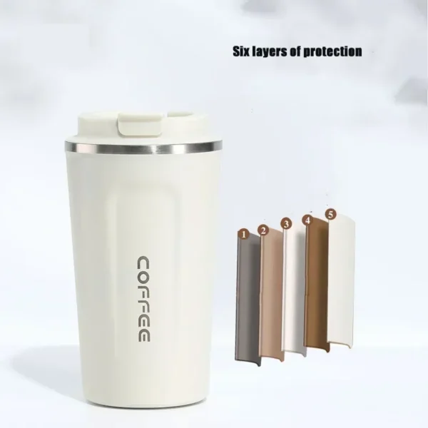 304 Stainless Steel Office Outdoor Portable Car Cup Men and Women Insulation Cup Large Capacity Coffee Cups Thermos