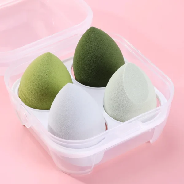 1/4pcs Beauty Egg Makeup Sponge Makeup Puff Set Foundation Sponge Puff Wet and Dry Makeup Tools - Image 28