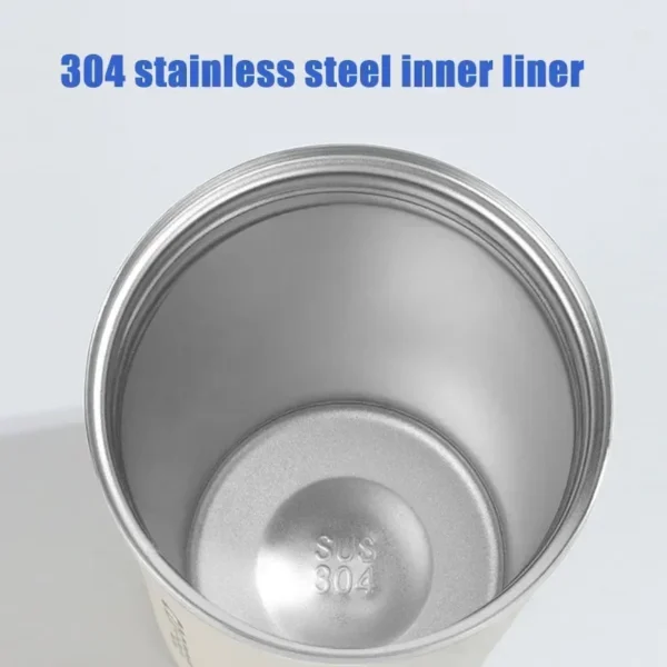 304 Stainless Steel Office Outdoor Portable Car Cup Men and Women Insulation Cup Large Capacity Coffee Cups Thermos - Image 4